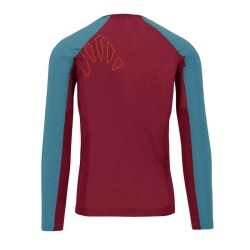 Herren Renn-T-Shirt Karpos Lavaredo Jersey LS Granatapfel/Rittersporn